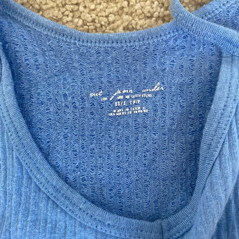 urban outfitters blue baby tank - Picture 2 of 3